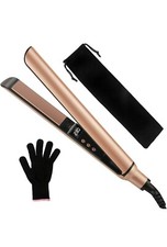 Hair Straightener and Curler in One Flat Iron Hair Straighteners Dual Voltage