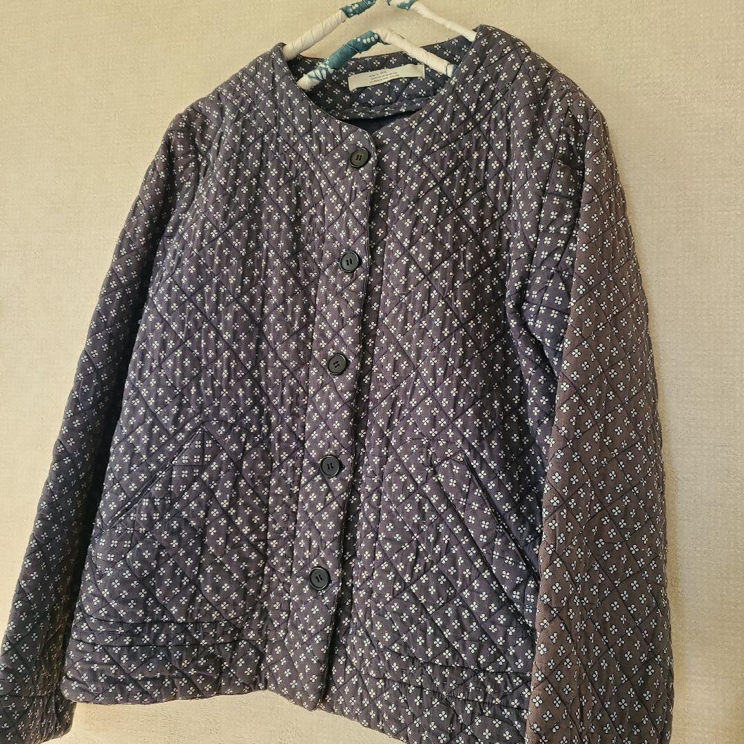 ジャケット・アウター maison de soil JACKET WITH VERTIAL STIT NMDS24631W(コート) 40s ORGANIC POPLIN RAGLAN SHORT COAT WITH