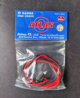 ATLAS O TRACK TERMINAL JOINERS W/ WIRE #6090 O SCALE 3-RAIL TRAIN POWER ...