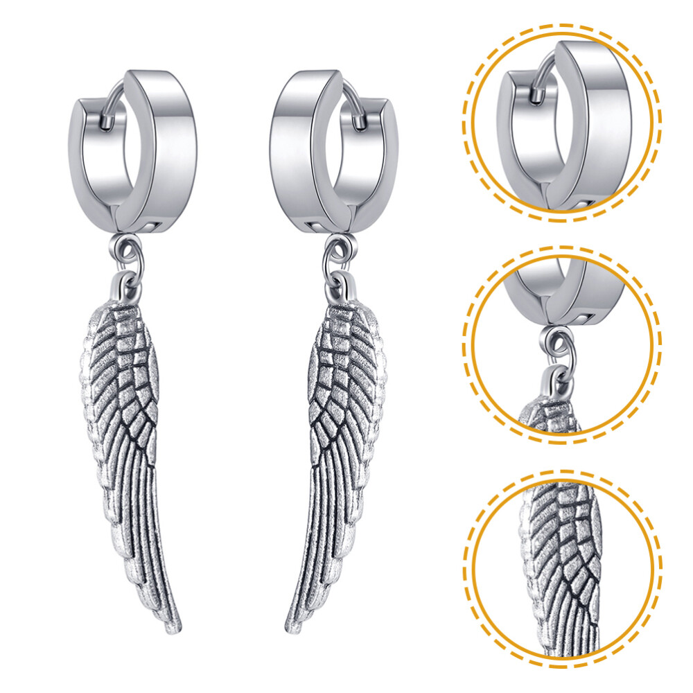 Hip Hop Stud Hoop Earrings for Teens Trendy Ear Accessories-image