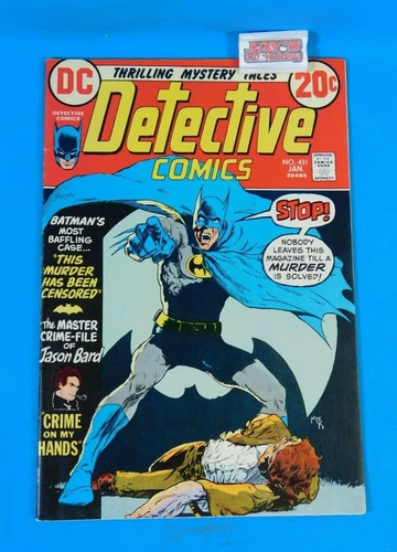 Detective Comics  #431 Batman- DC Comics 1973 VG Kaluta Cover Vintage Comic