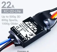 22A Continuous Speed Controllers for DUALSKY XC-22-Lite V2 Progcard Compatible