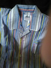 NOS Vintage Marlo Made in Japan Pyjamas Stripes Permanent press Stunnin men's S