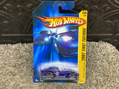 Hot Wheels 2007 First Editions Shelby Cobra Daytona Coupe Blue