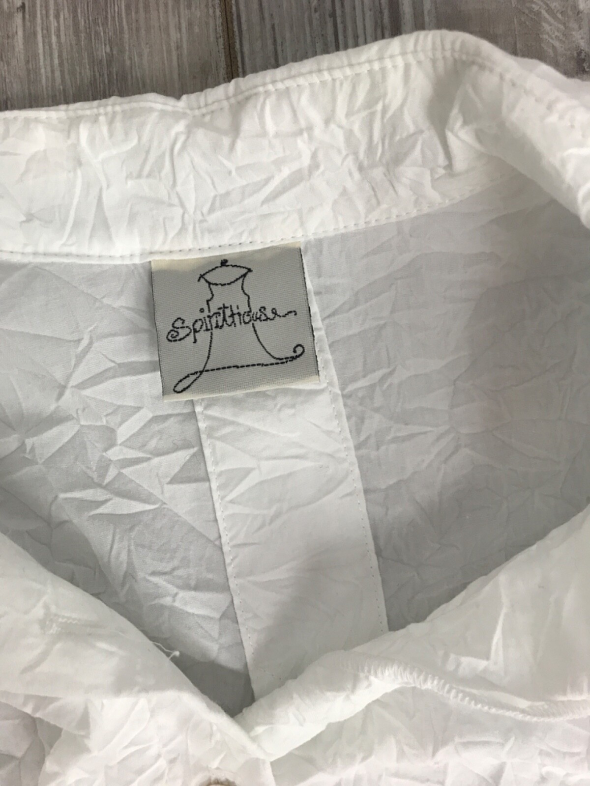 Spirithouse Crinkle Ranger Shirt Button Swing Top… - image 13