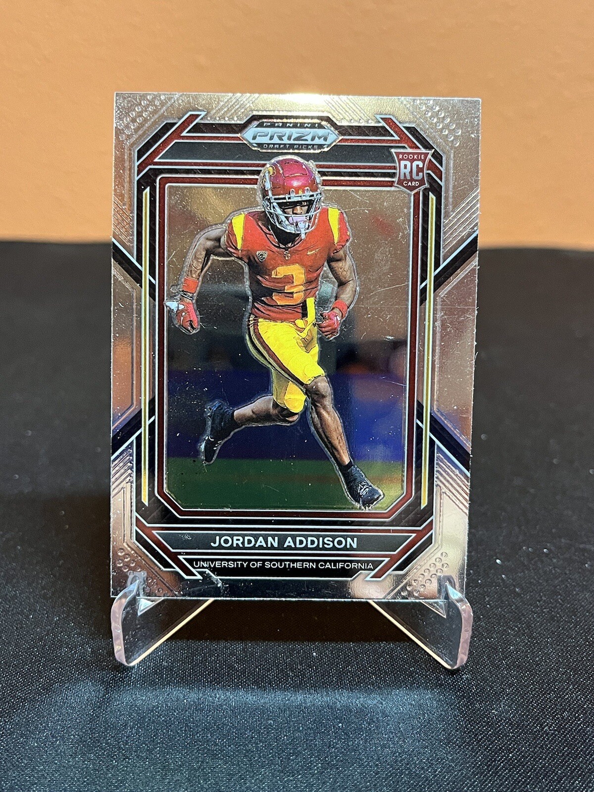 2023 Panini Prizm Draft Picks Jordan Addison Rookie Card RC #136 Vikings