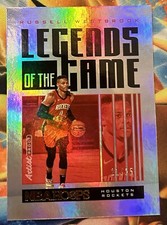 2020-21 Panini Hoops Russell Westbrook Legends Of The Game Artist Proof /25
