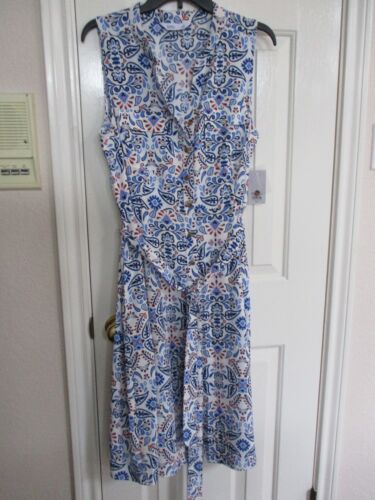 BRAND NEW SPRING/SUMMER SLEEVELESS MAXI DRESS BUTTONDOWNSIZE PETITE LARGE