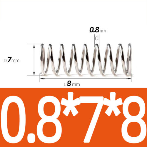 Compression Spring Steel 0.2 - 1mm Wire Dia 2mm - 12mm OD Small Pressure Springs - Picture 73 of 130