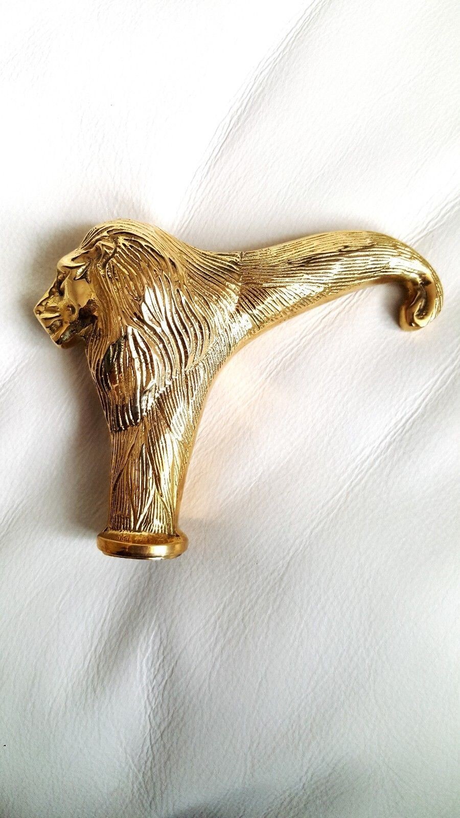 Antique Solid Brass Handmade Handle only For Walk… - image 6