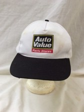 trucker hat baseball cap "AUTO VALUE PARTS STORES" retro vintage grunge snapback