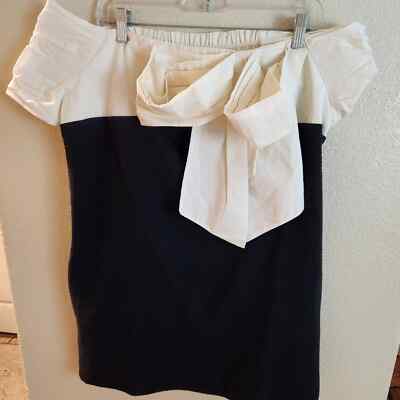 maeve off the shoulder bow mini dress Maeve Off-The-Shoulder Bow Mini Dress
