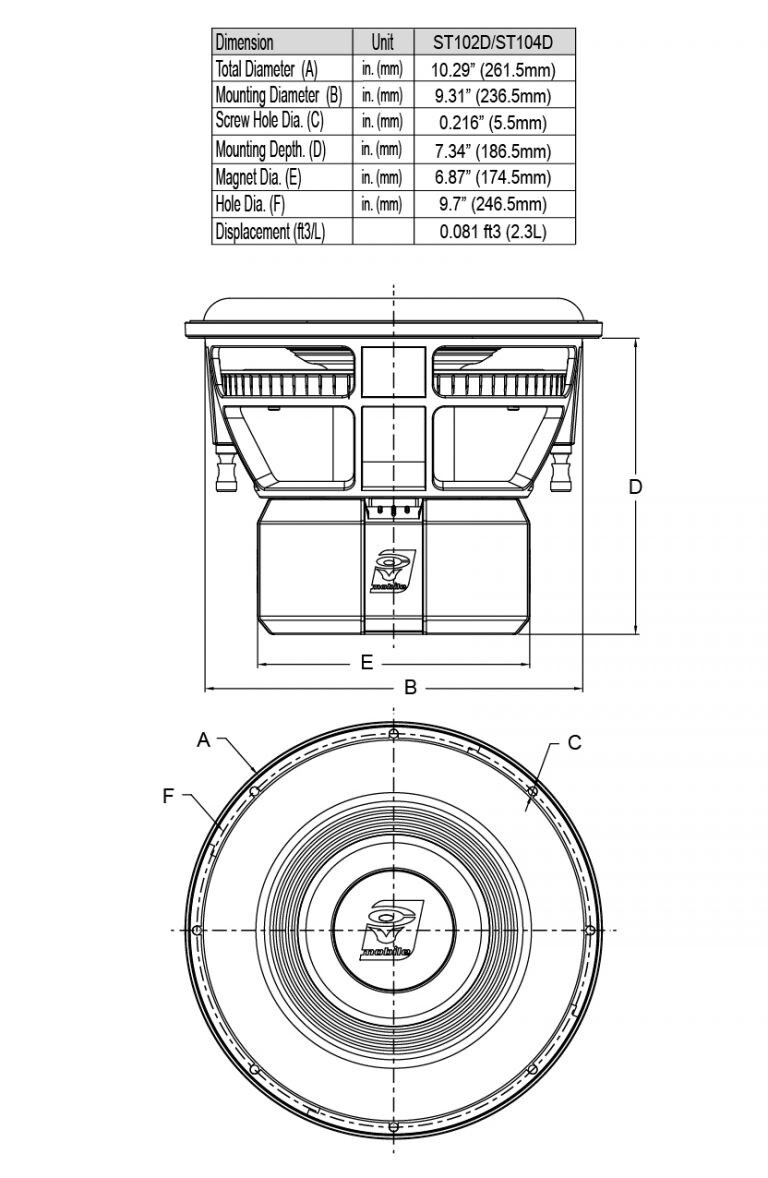 Cerwin-Vega Stroker ST102D 10
