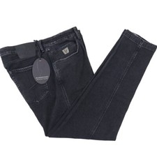 Handpicked Tapered Baggy-Fit 'Albori' Faded Black Stretch Denim Jeans 33x30 NWT
