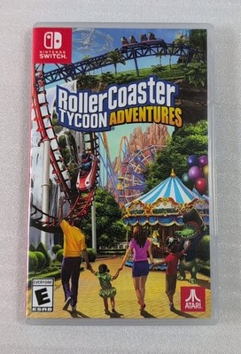 Rollercoaster Tycoon Adventures (Nintendo Switch) Complete - Clean - Perfect 