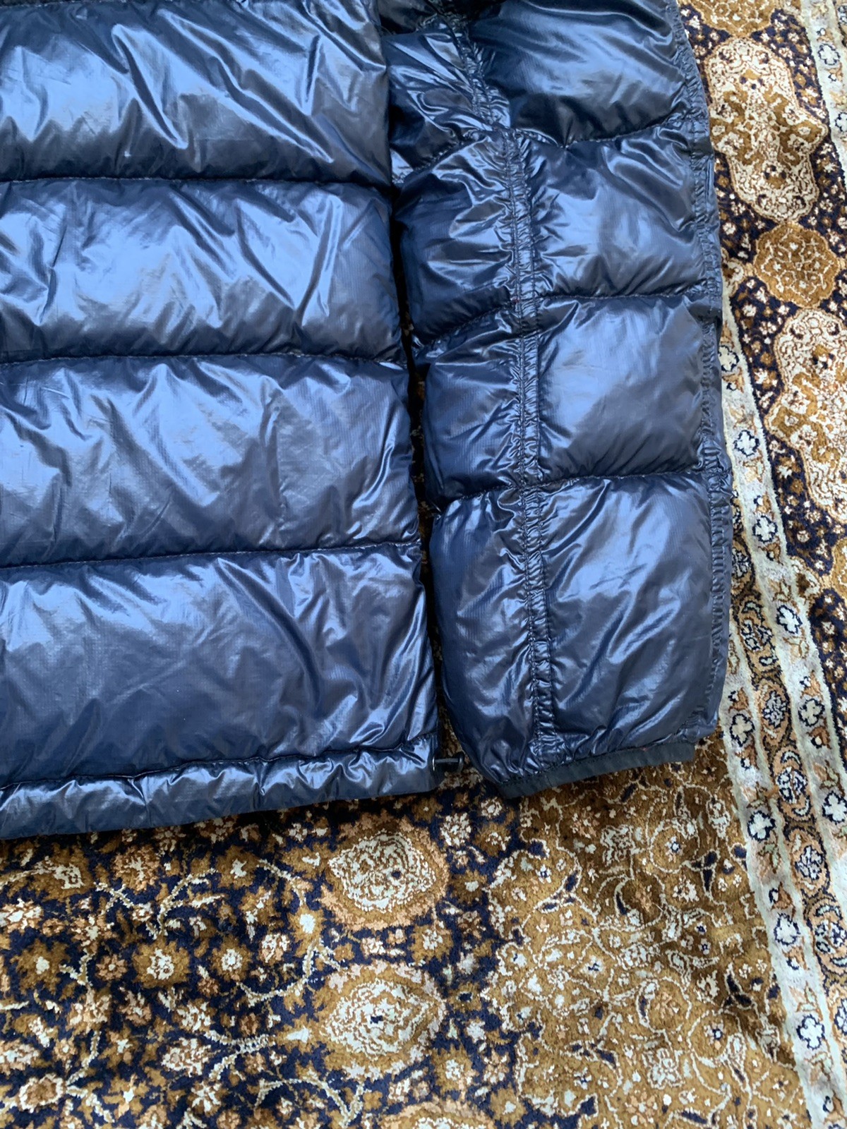 Herno Down Jacket Hooded Full Zip Reversible Navy… - image 9