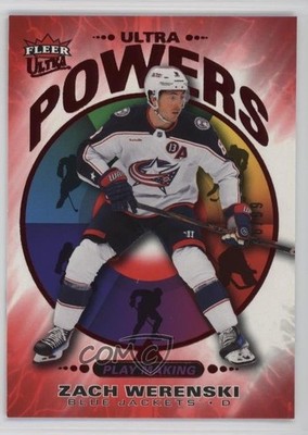 2025-26 Upper Deck Fleer Ultra Power Red 36/99 Zach Werenski #UP4of25 1hs9