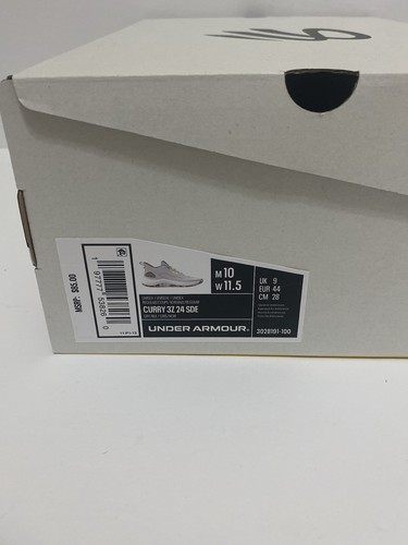 SNEAKERS UNDER ARMOUR GRIGIO/NERO CURRY 3Z 24 SDE 3028191-100 UOMO taglia 10 - Foto 12 di 12