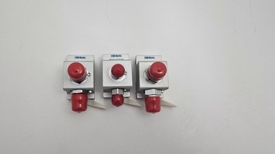 (3) Hill-Rom P205500A, P205500A, P205500V Rail Gas Blocks Air, Oxygen, Vacuum