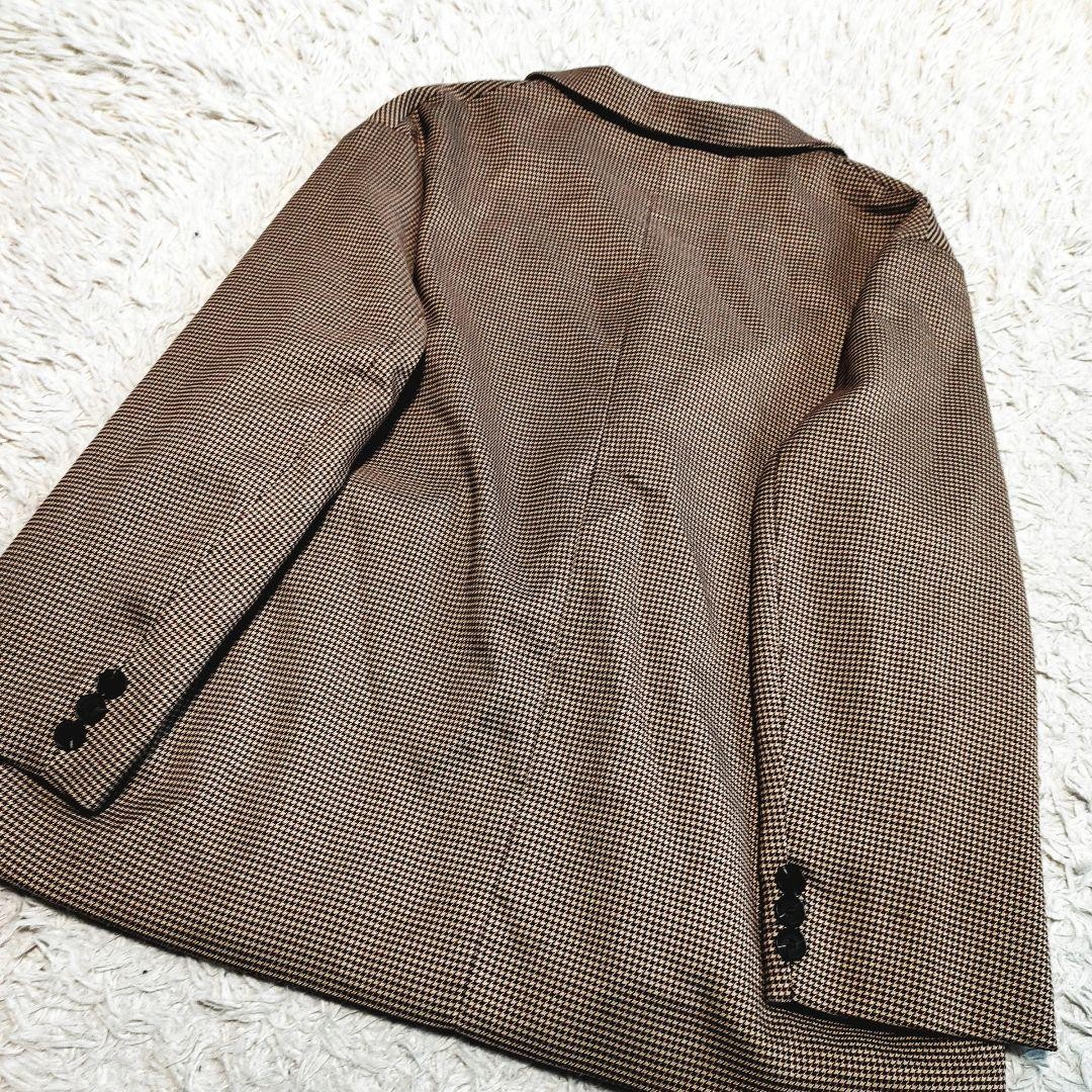 Setup suit double button houndstooth pattern over… - image 8