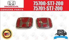Honda Genuine Integra Dc2 Type-r Front Rear Emblems Jdm Itr Oem Badges