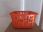 Vintage Rubbermaid Orange Tulip 2968 Laundry Basket — photo 7