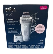 Braun Epilator Silk- pil 7 Hair Removal Device Women Shaver  Trimmer Wet/Dry