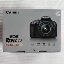 Canon EOS Rebel T7 EF-S 18-55 IS II Kit with Lens and Charger FACTORY SEALED