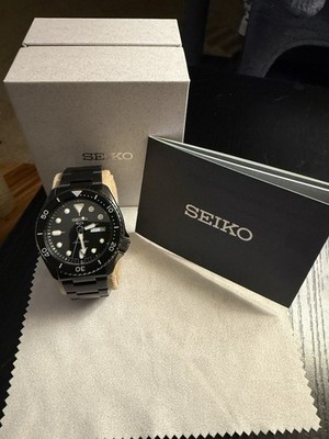 Seiko 5 Sports Men's Black Watch - SRPD65