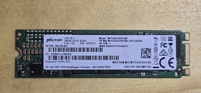 For HP 903109-001 Micron 1100 MTFDDAV256TBN 256GB M.2 SATA SSD Solid State Drive
