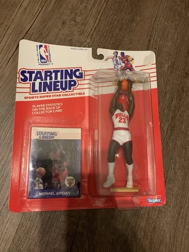 Kenner Starting Lineup 1988 Michael Jordan Chicago Bulls Figure + Collector Card
