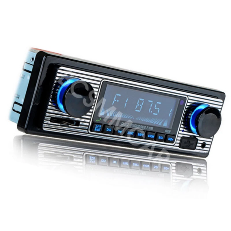 4-Channel Car Radio Stereo Bluetooth MP3 Player FM USB AUX Head Unit W/Remote - Image 2 of 4