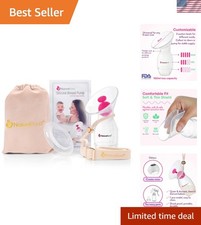 Comfortable BPA-Free Silicone Breast Pump with Stopper - Perfect for New Moms