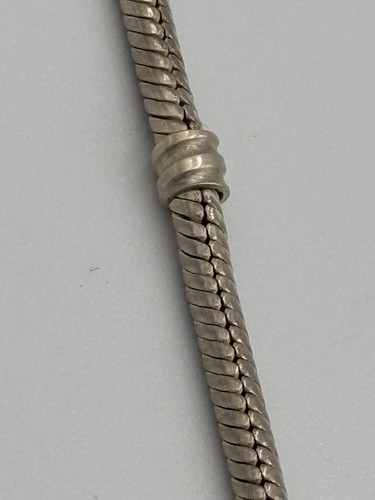 Pandora 925 Sterling Silver Moments Snake Chain Bracelet - Picture 6 of 9