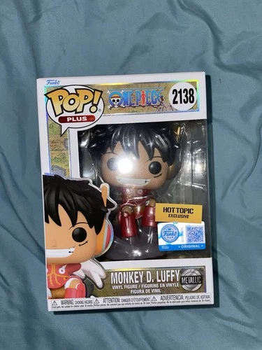 Funko Pop One Piece Monkey D. Luffy Metallic Vinyl Figure #2138