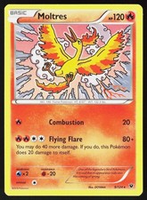 Moltres 9/124 Rare Fates Collide Pokemon LP