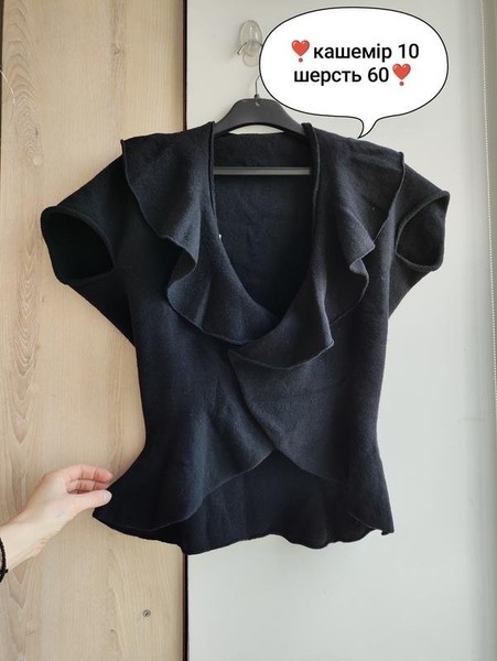 Women Emporio Armani Sweater Black Cashmere 34 /