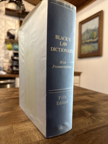 Black's Law Dictionary by Henry C Black 1979 Hardcover Fifth Edition Dust Jacket - Imagen 2 de 5