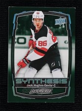 2023-24 Upper Deck Engrained Synthesis Jack Hughes #S-8 2d8