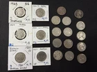 Lot of Fifteen 15-Buffalo Nickels & 5-Jefferson’s 5 Cents, Various Mints/Years