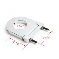 Cnc Chrome Car Universal Street Rod 1 34 Steering Column Bracket 2 12 Drop