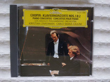 Chopin Piano Concertos 1 and 2 CD Los Angeles Philharmonic Zimerman Giulini