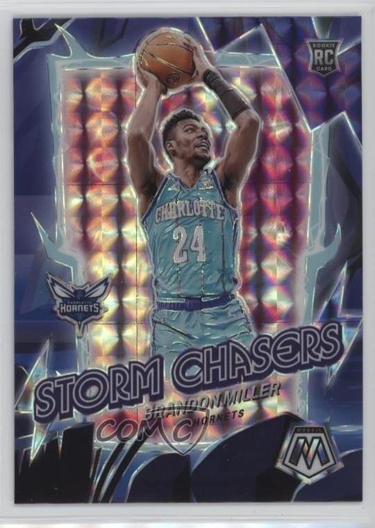 2023-24 Panini Mosaic Storm Chasers Brandon Miller #14 c8r
