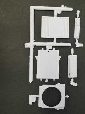 International Transtar CO-4070A RADIATOR & SHROUD for AMT 1:25 Model Kit