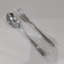 Posate a servire 2pz Sambonet Hannah Forchetta+Cucchiaio Acciaio Inox 18/10