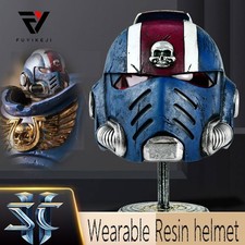 Space Marine 2 1:1 Demetrian Titus Helmet Cosplay Resin Wearable Halloween-Props