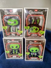 Skelanimals Glow in the Dark Lot Of 4 KT , Chungkee, Marcy And Jack NEW Sealed