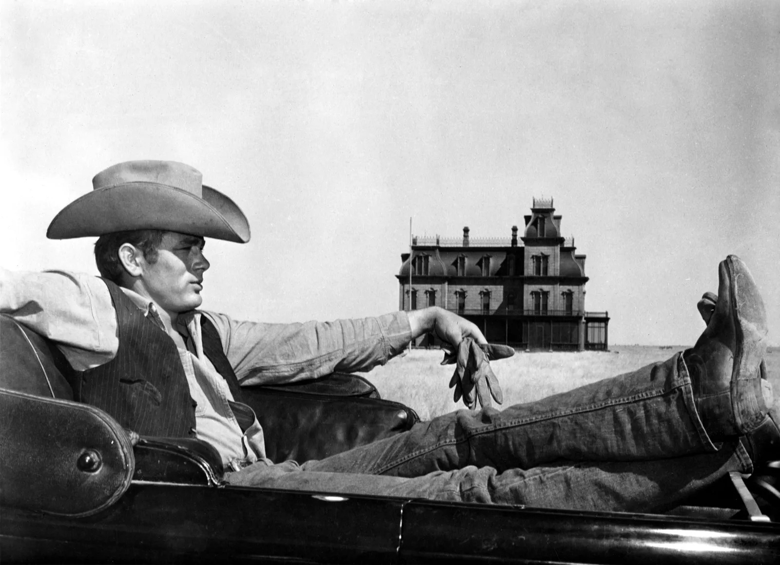 James Dean Posing In The Car 4x6 Picture Celebrity Print