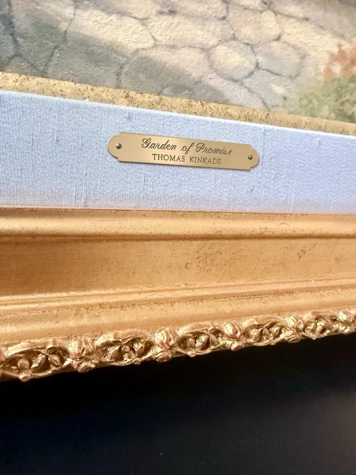 Thomas Kinkade Garden of Promise Rare Limited Edition Artist Proof On Canvas COA - Image 2 of 4
