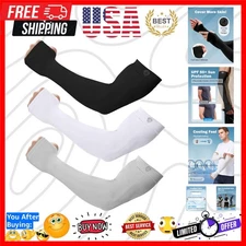 for Men Women UV Sun Protection Compression Arm Warmer Tattoo Cover Up, Sport...
